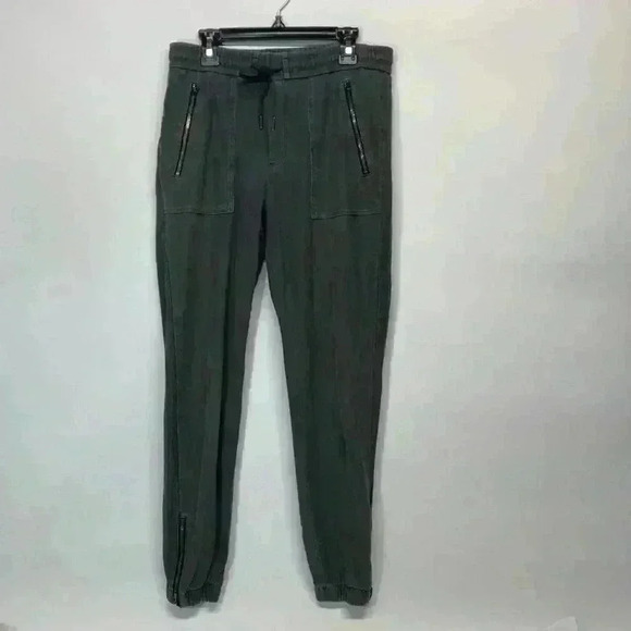 Athleta size 6, jogger pants, gray Farallon - Picture 1 of 8